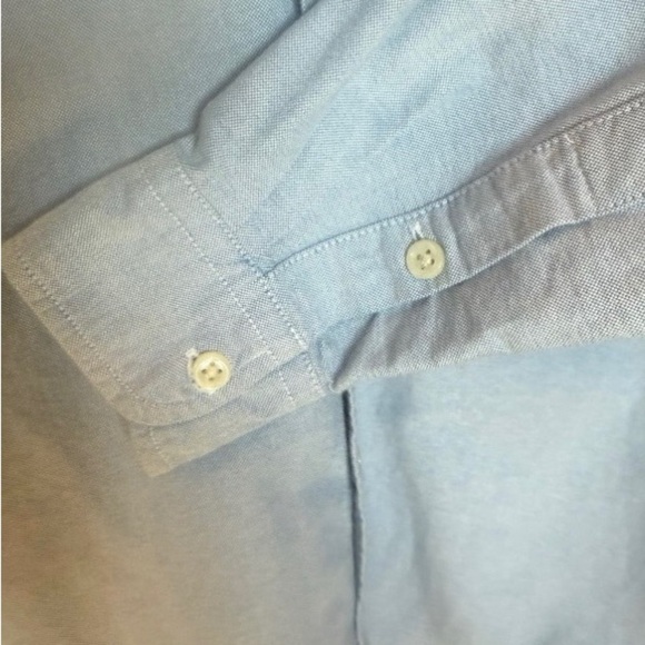 Ralph Lauren Boys Oxford Button-Down Shirt Size 10 Light Blue Boys Dress Shirt - Picture 4 of 6